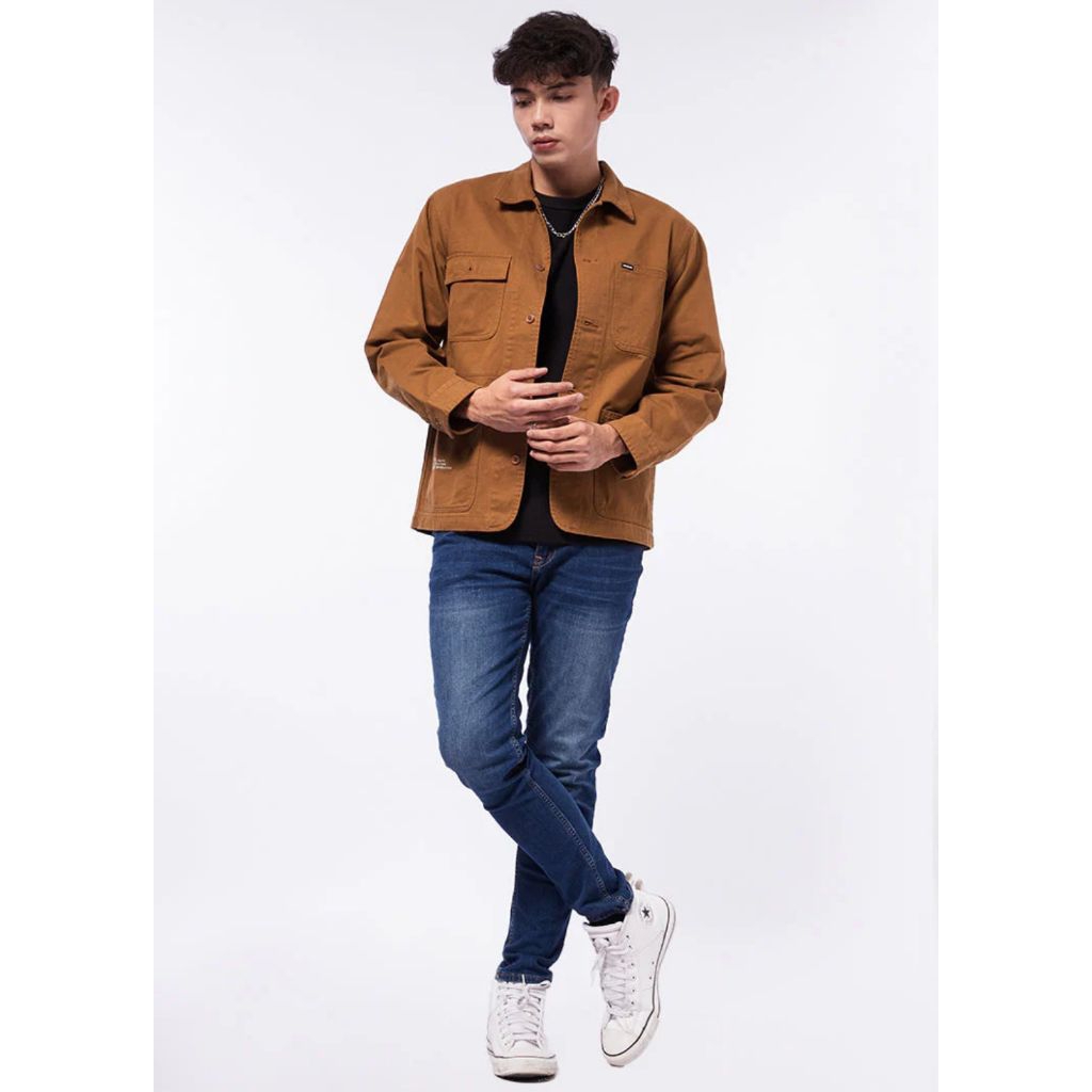 Jaket Tirajeans Trucker Brown