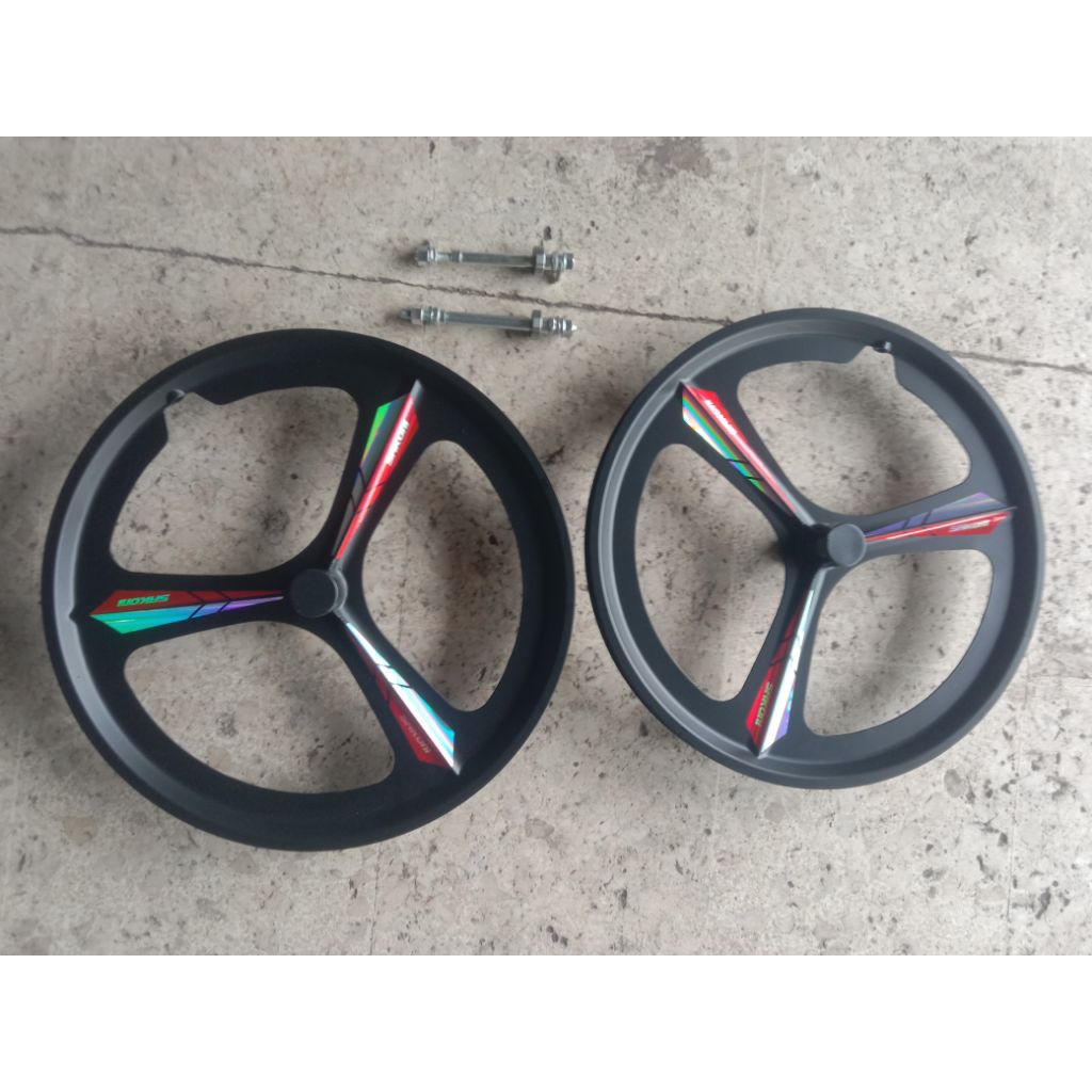 VELG/RIM RACING SEPEDA 20 INCH ALOY SAKONI BEARING