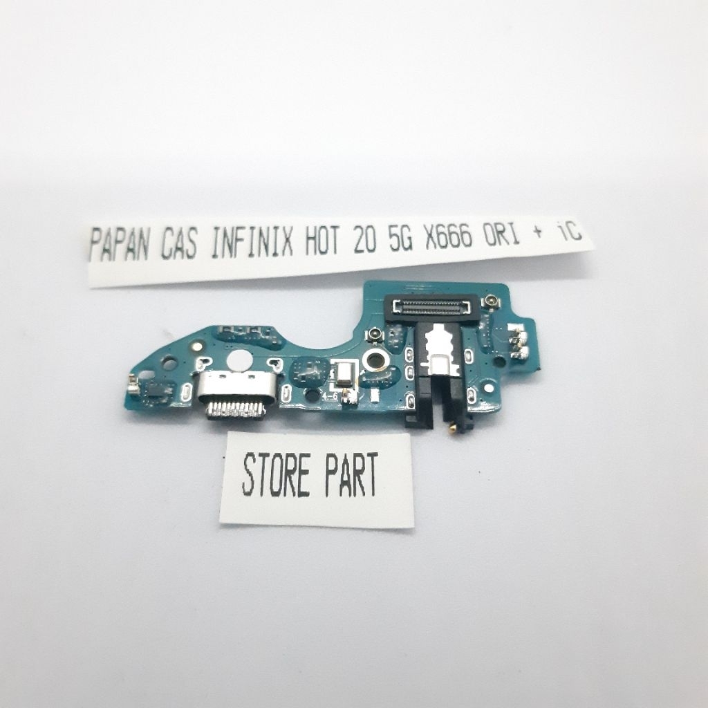 Papan Cas Infinix Hot 20 5G X666 Full iC | Ori | Board Cas
