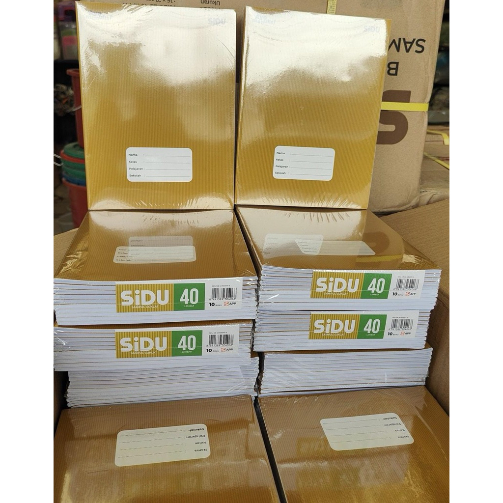 

BUKU SIDU SAMPUL ISI 40 LEMBAR [1 Pak isi 10 Buku]