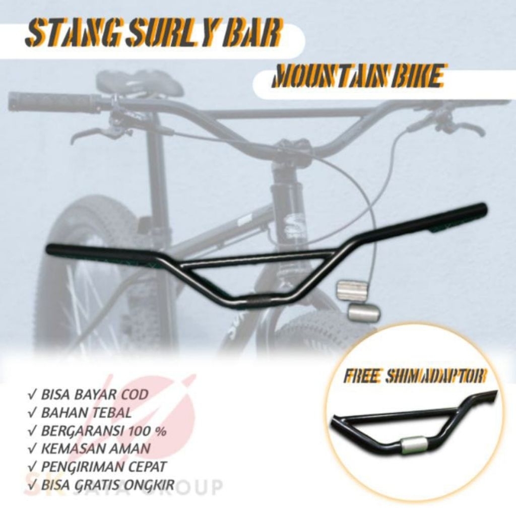 STANG SEPEDA SUNRISE BAR STANG HANDLEBAR SURLY SUNRISE SEPEDA MTB BMX FADERAL