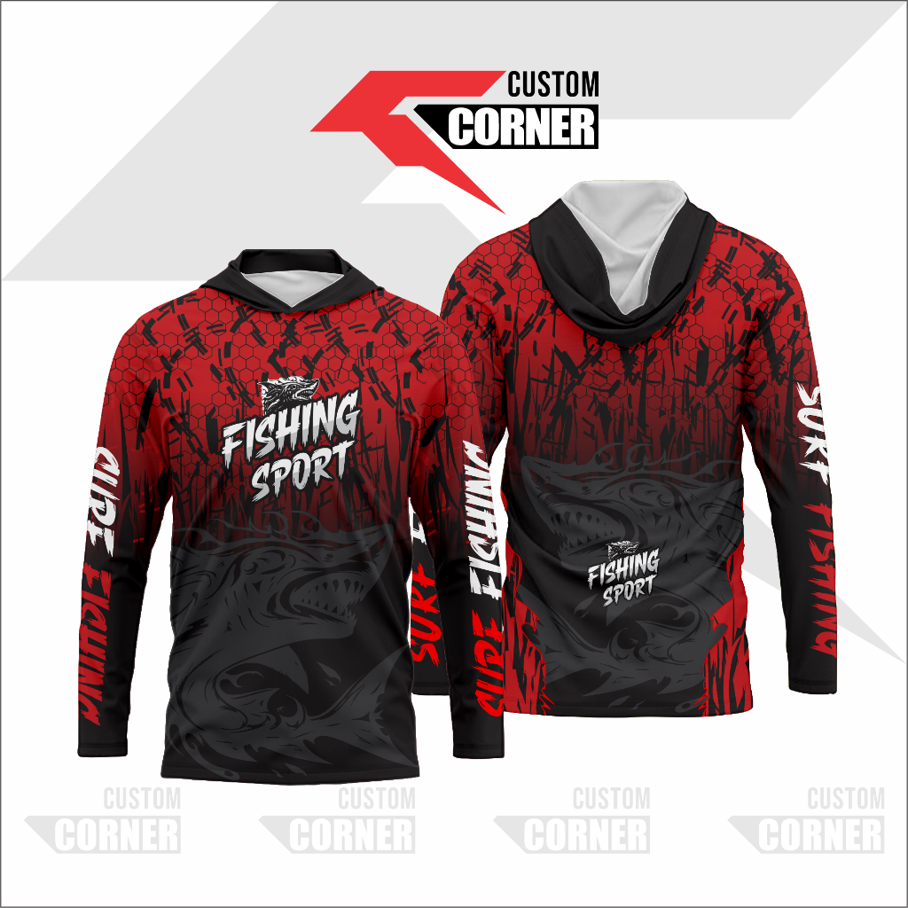 Custom Corner | Jersey Mancing Mania | Jersey Mancing Fullprinting | Jersey Mancing Printing