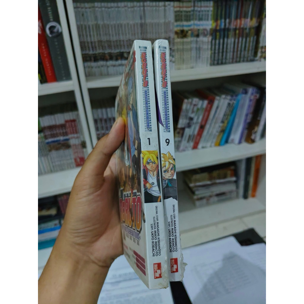 komik boruto vol 1 & 9