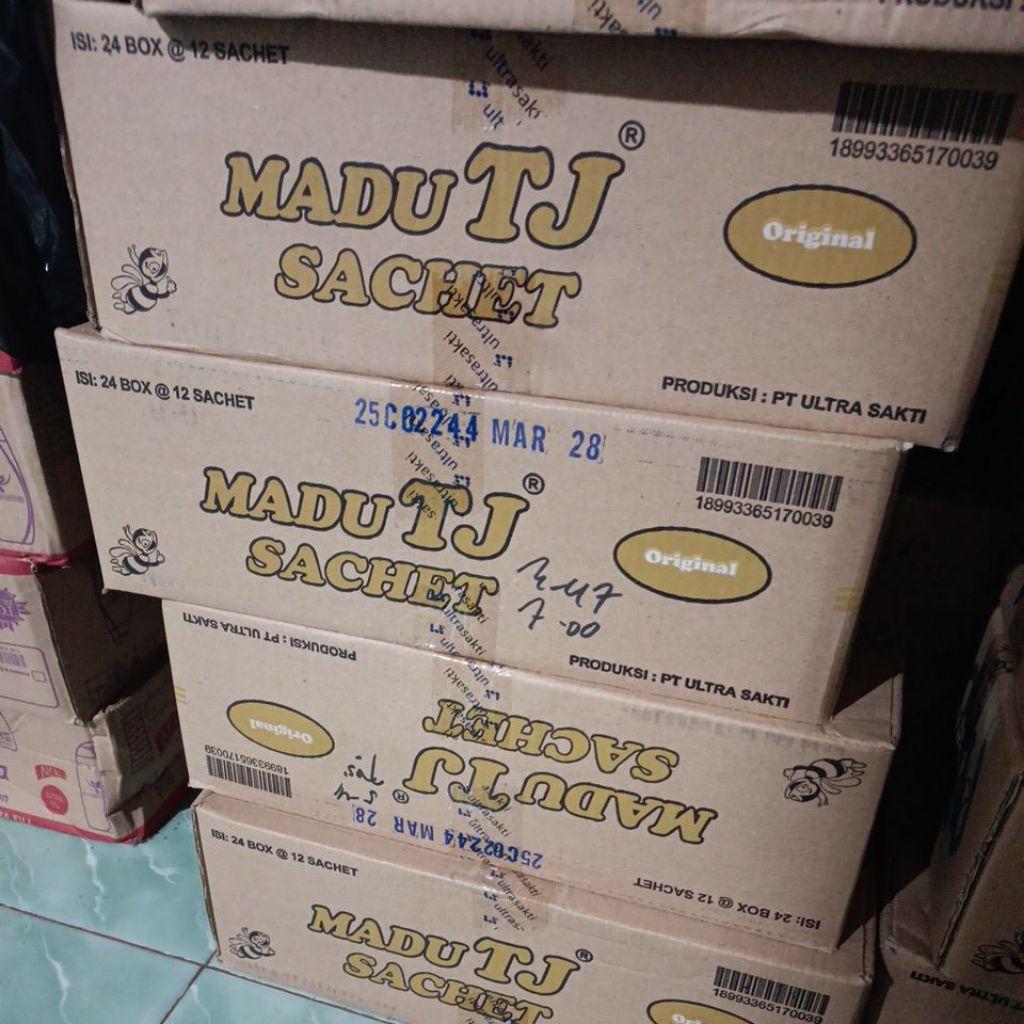 

Madu TJ ORIGINAL kartonan 24 box
