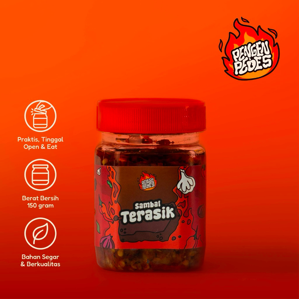 

SAMBAL TERASIK PENGEN PEDES - Sambal Terasi Matang Enak Wangi Sambal Instan Sambel Rumahan Homemade