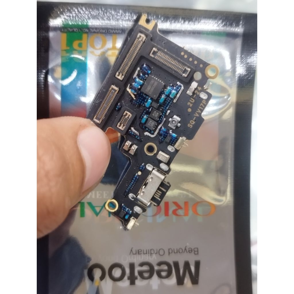 Original Meetto/Og Vivo V17 Pro Ori Flexible Charger + ic Flexibel Konektor Cas Charger VIVO V17 PRO