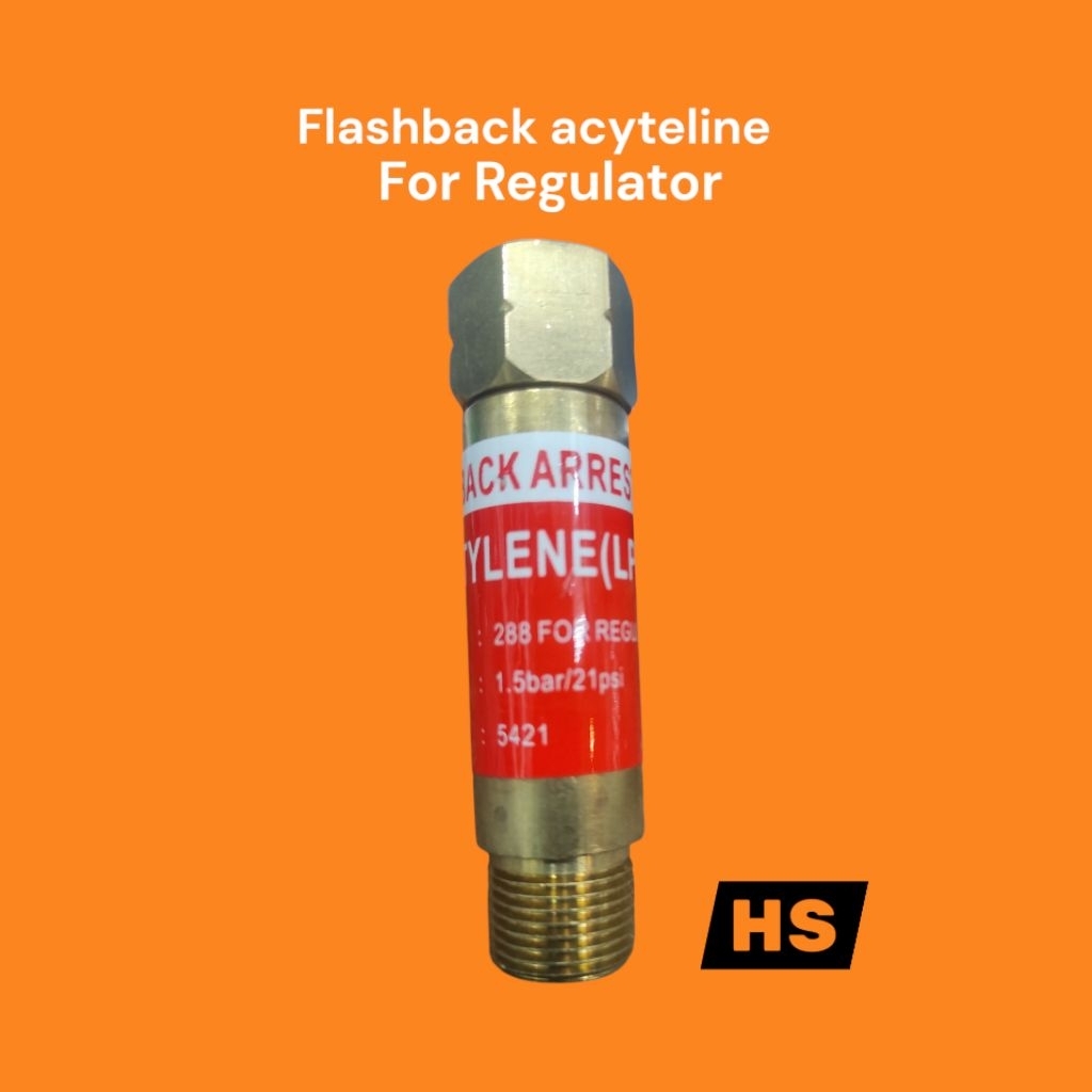 Flashback acyteline for regulator / flashback Arrestor acyteline LPG