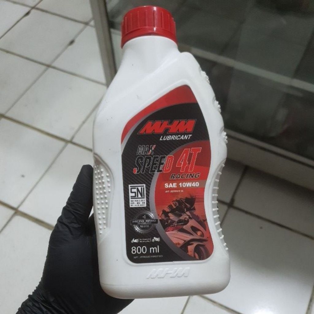 Oli Motor Bebek MHM MAX SPEED 4T RACING 10W40 800ml – Tarikan Ngalir, Mesin Ngacir