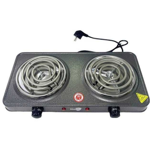 STARLUX Kompor Listrik 2 Tungku Serbaguna Portable 2000W Hemat Listrik Low Watt Hot Plate