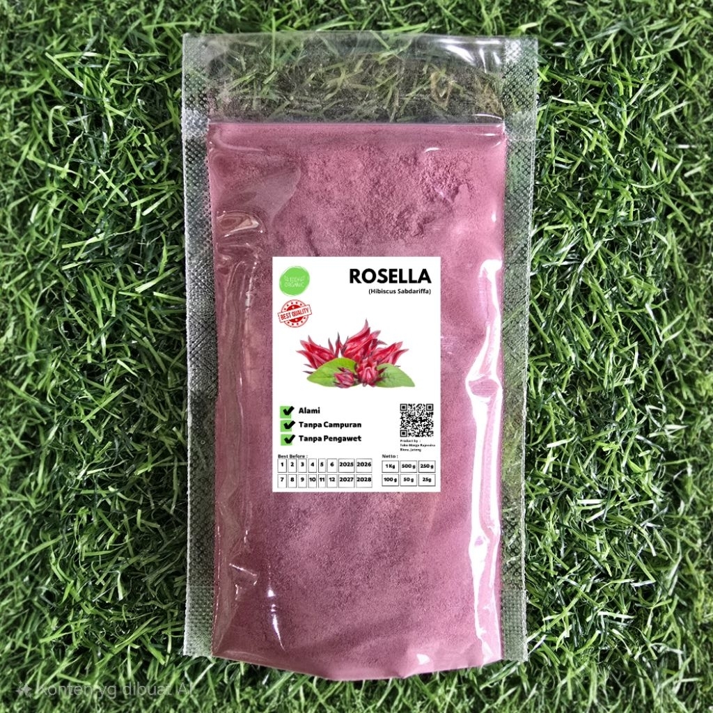 

PROMO Bubuk Rosella 100gr Serbuk Powder Rosela Merah Murah Alami
