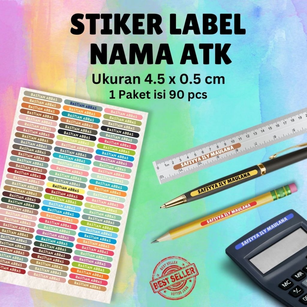 

Stiker Label ATK Pensil Bolpoin Cutting