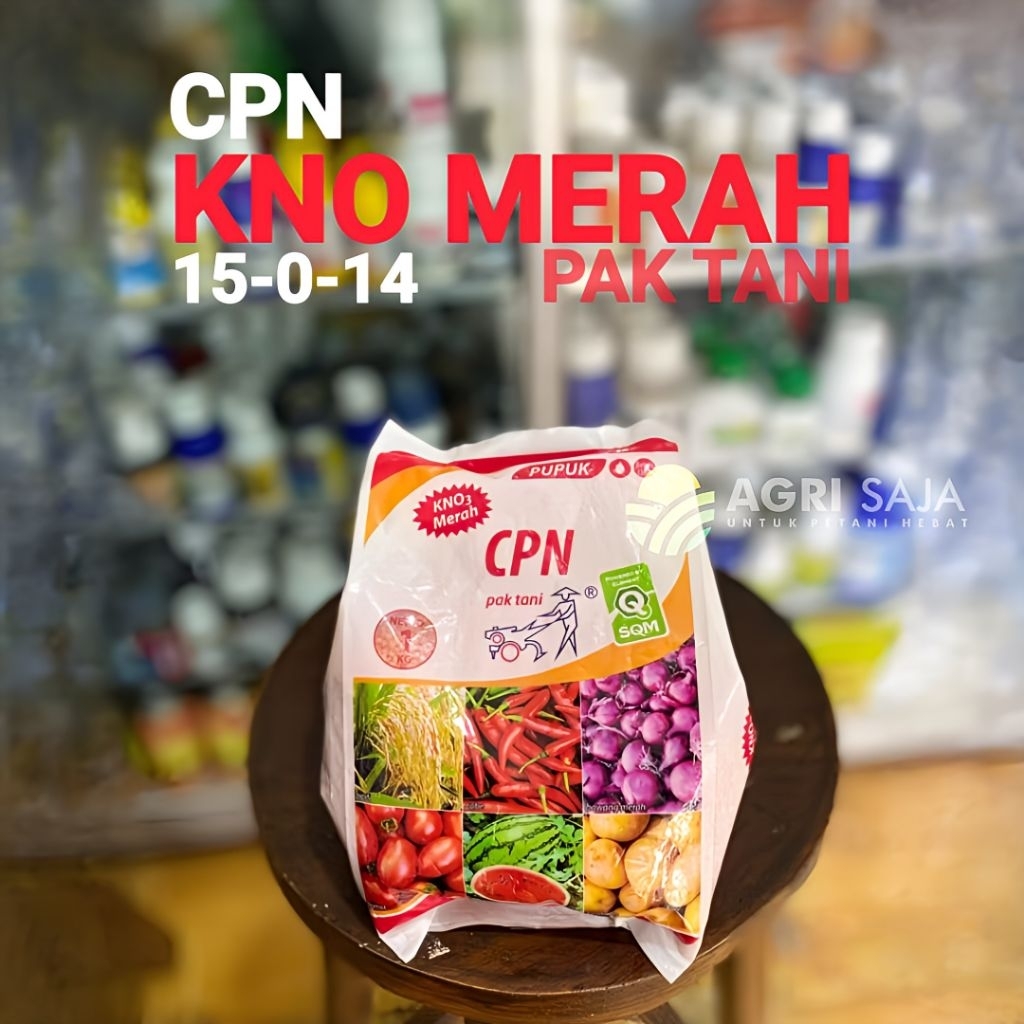Pupuk KNO MERAH PAK TANI 1KG KNO3 Murah Prill Pembesar Buah