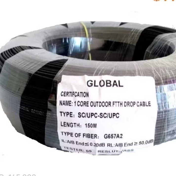 Cable FTTH DropCore FO Preconnectorized 150 Meter Kabel / Precon FO 150m precon drop core