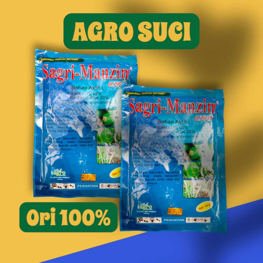 Fungisida Sagri-Manzim 65/20 WP 100 Gr Sagri Manzim