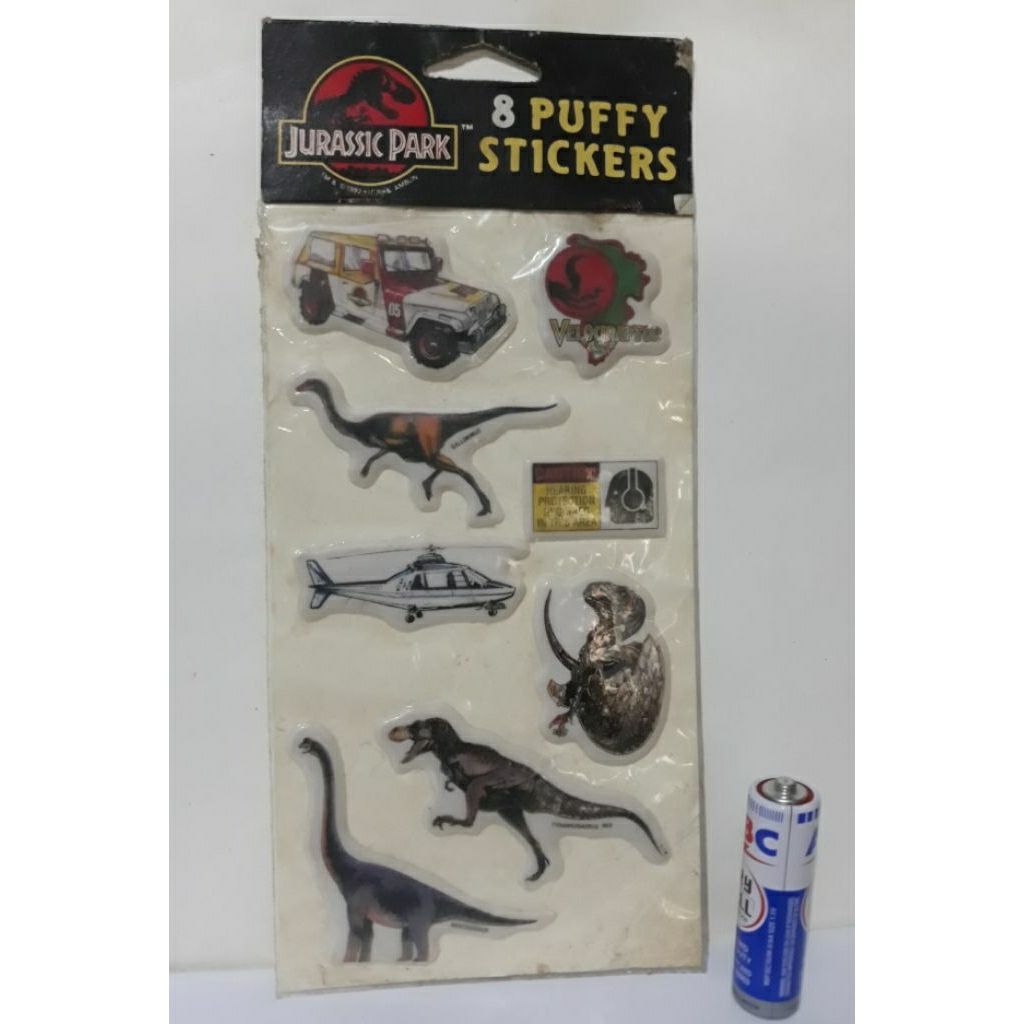 

JurassicPark 1993 vintage stickers original