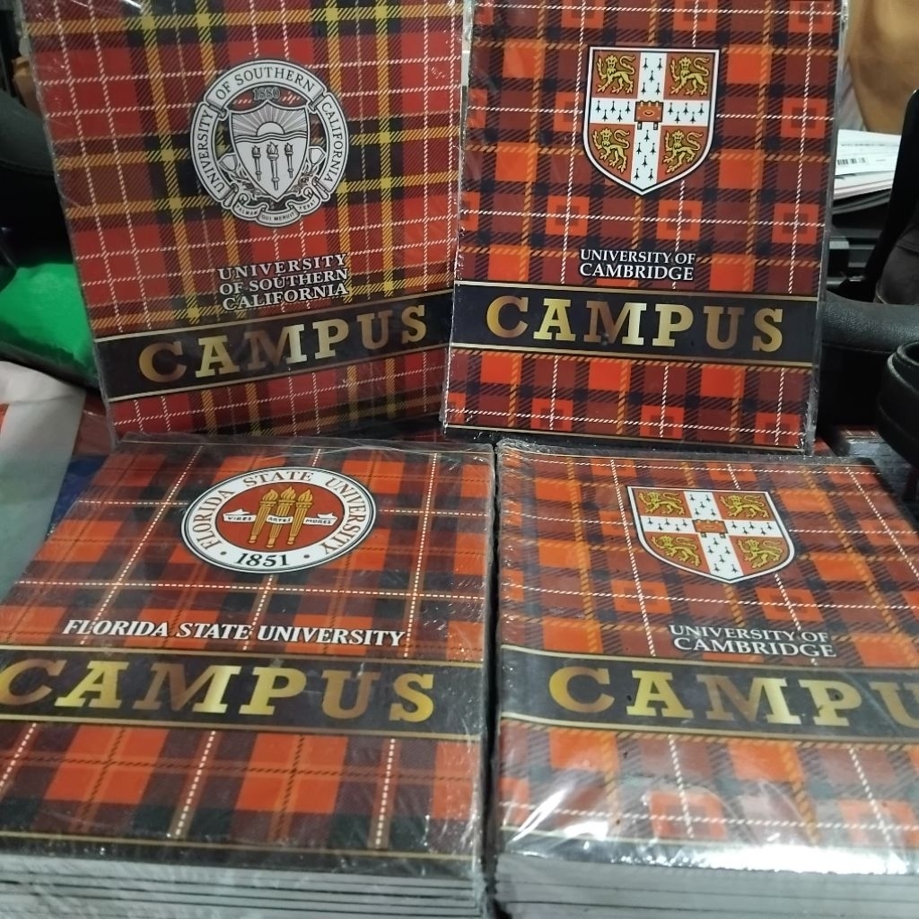 

Buku Tulis Polos Sampul Campus Isi 38 Lembar [ 1 PACK ISI 10 BUKU ]
