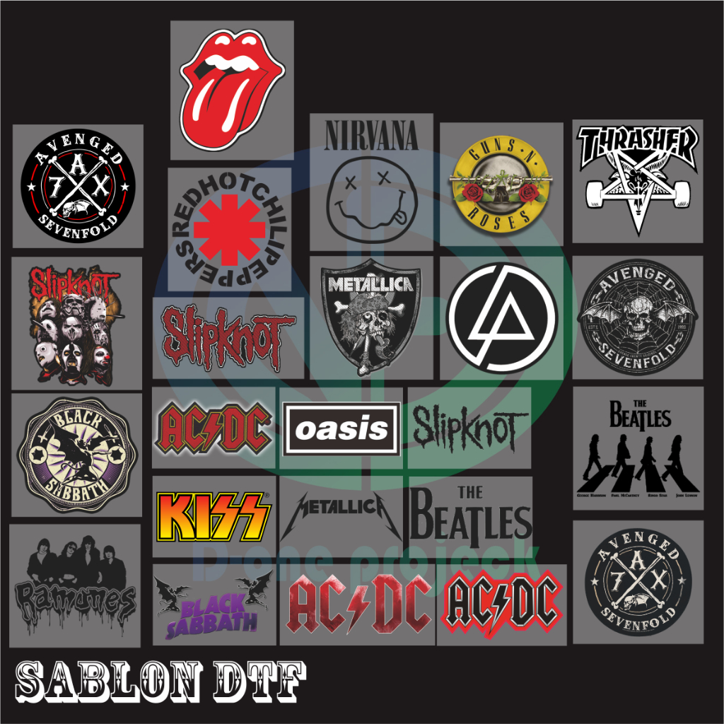

Sablon Setrika DTF gambar Band Luar terbaru