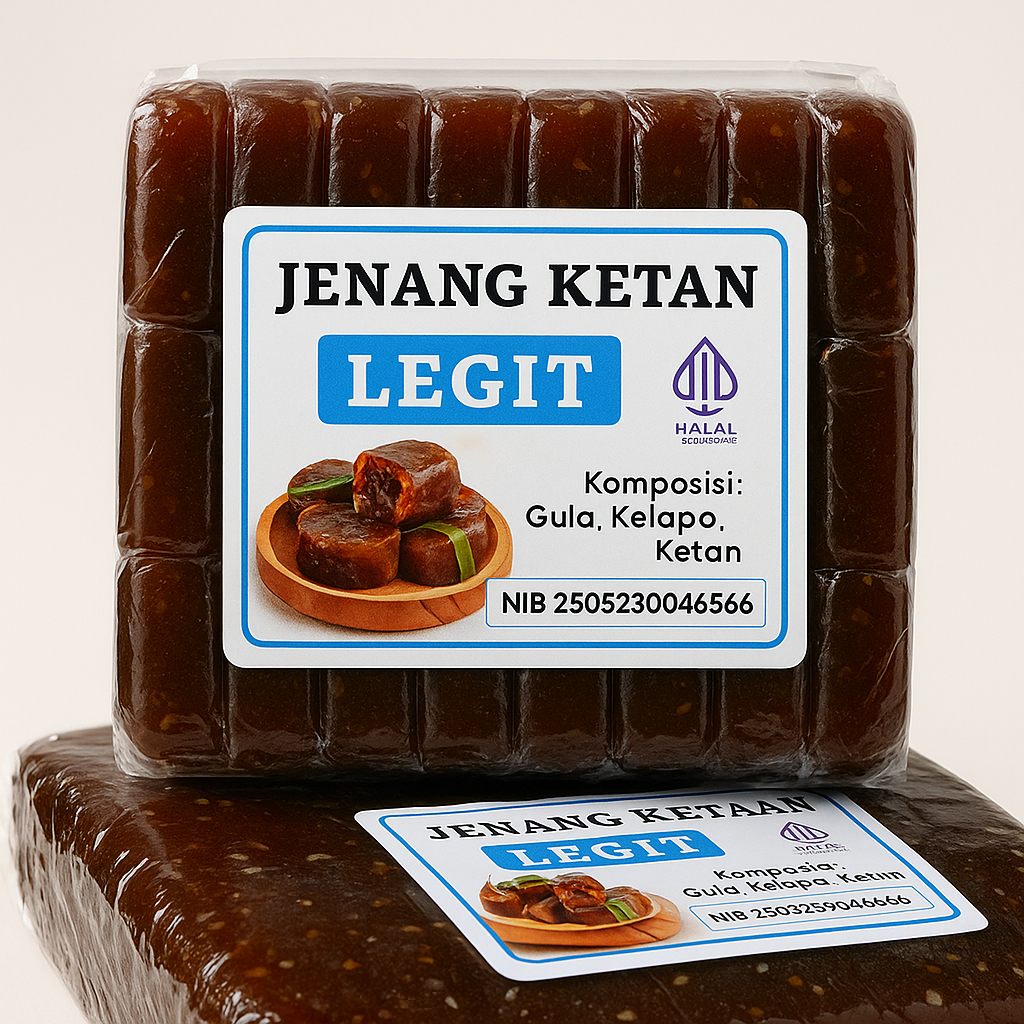 

Jenang/Dodol Ketan Wijen Legit 500gr