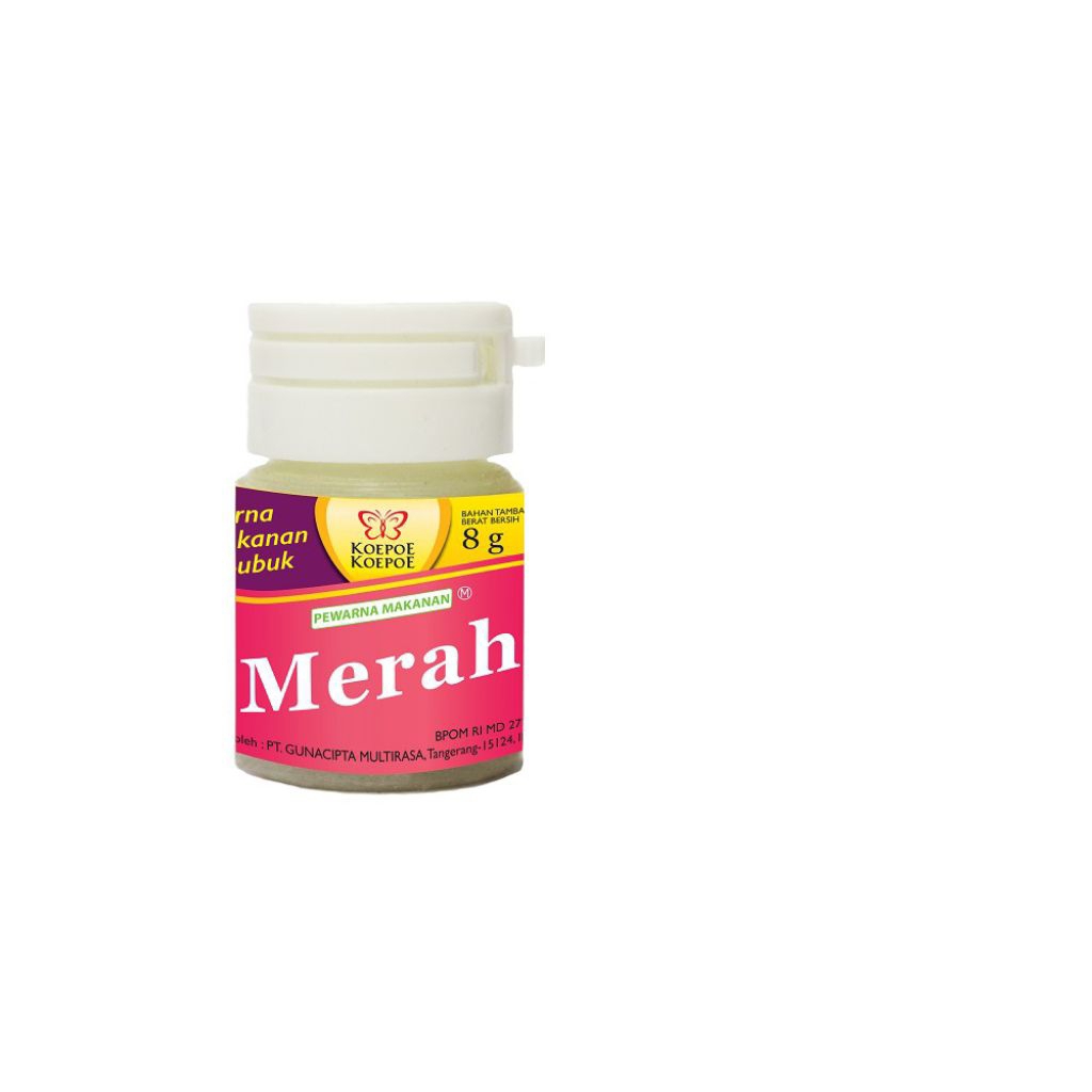 

Pewarna bubuk merah 8 gr - Pewarna makanan dan minuman