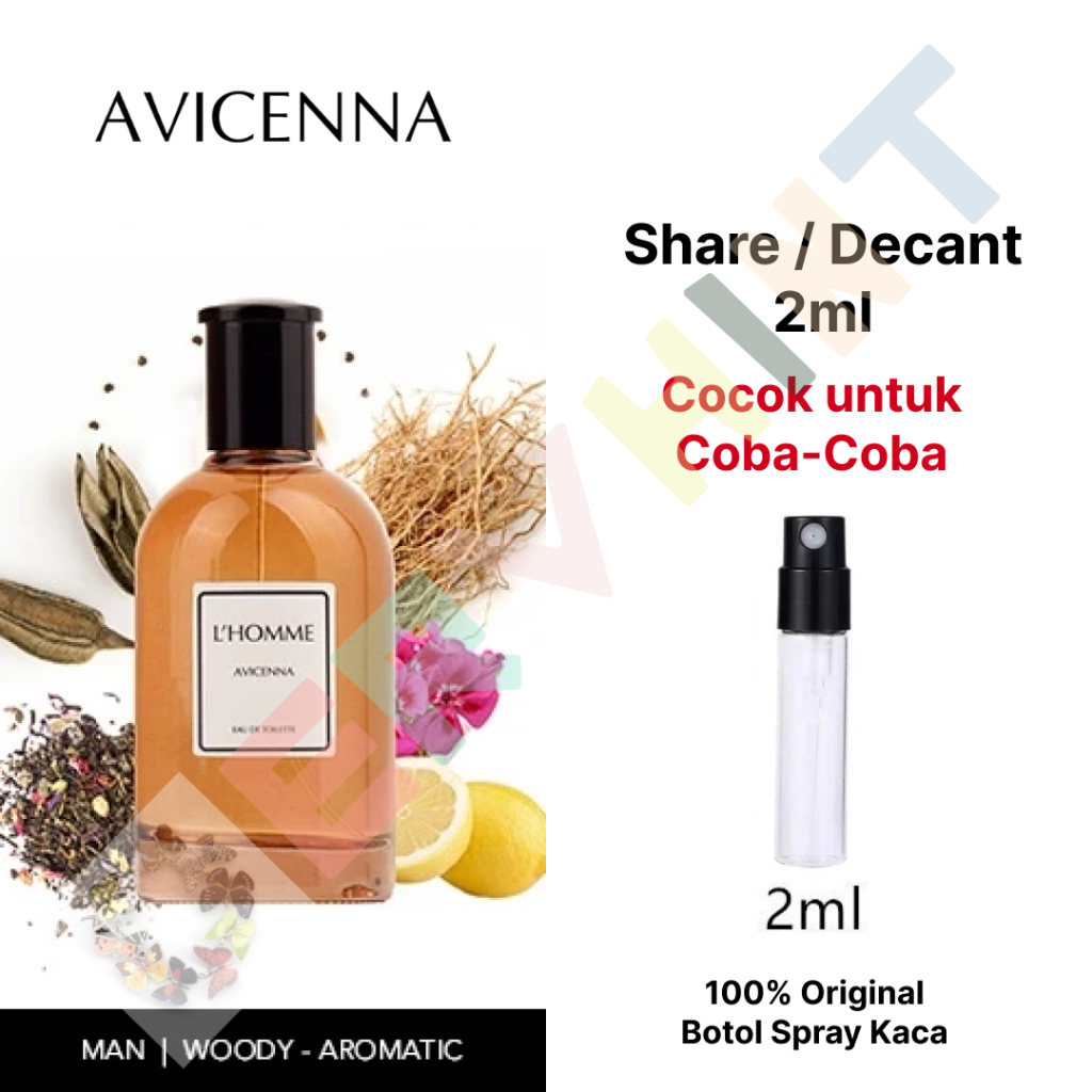 [Decant Parfum] Avicenna - L'Homme EDT (Eau de Toilette) | Woody Citrus | Pria