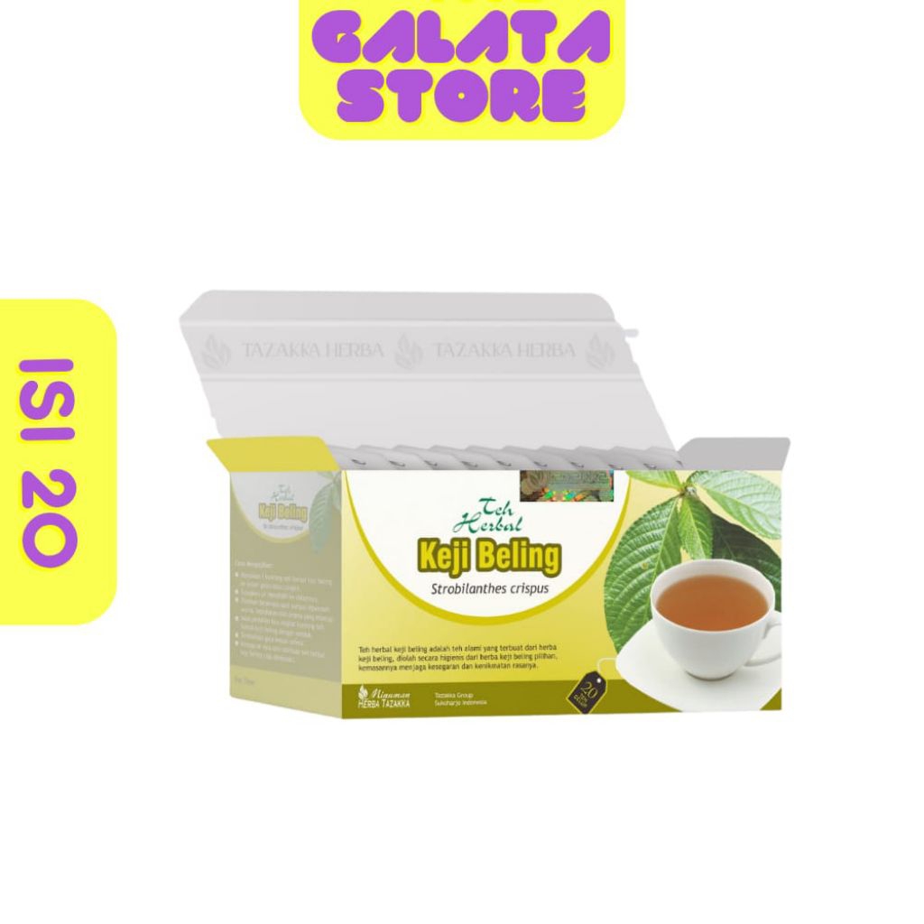 

TEH HERBAL KEJI BELING TAZAKKA ISI 20 KANTONG Atasi Kencing Batu