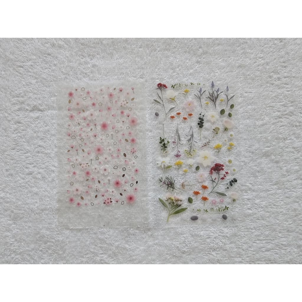 

(Baca Deskripsi) Suatelier Flower Letter & Cherry Blossom Petit Sticker