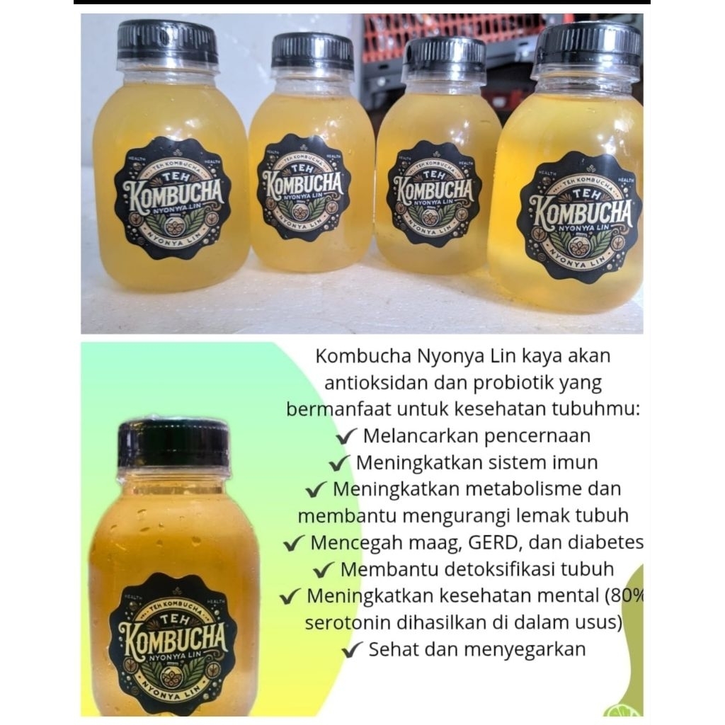 

TEH KOMBUCHA 1 BOTOL|MINUMAN TEH BERKHASIAT|TEH OBAT|TEH KOMBUCHA