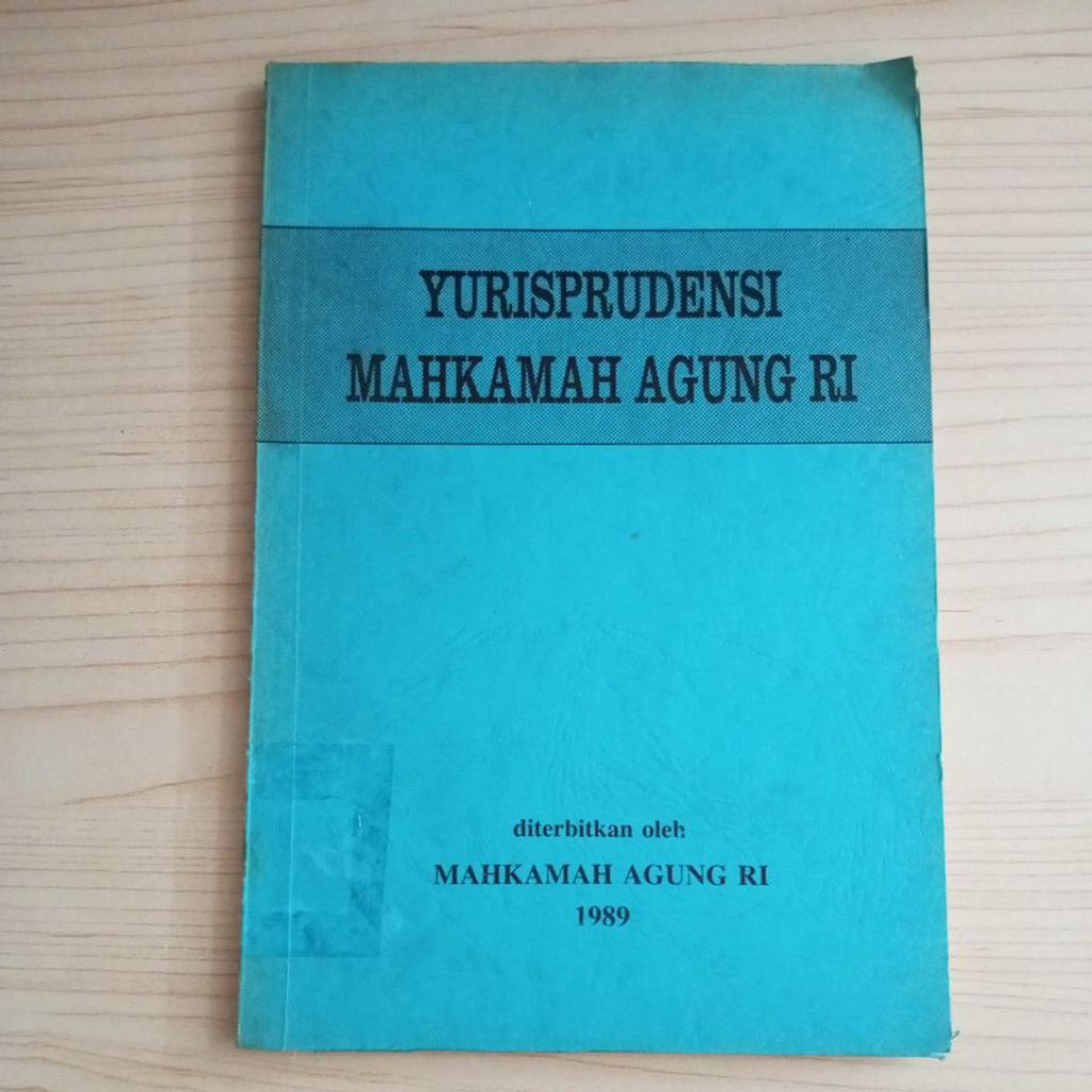 BUKU YURISPRUDENSI MAHKAMAH AGUNG RI