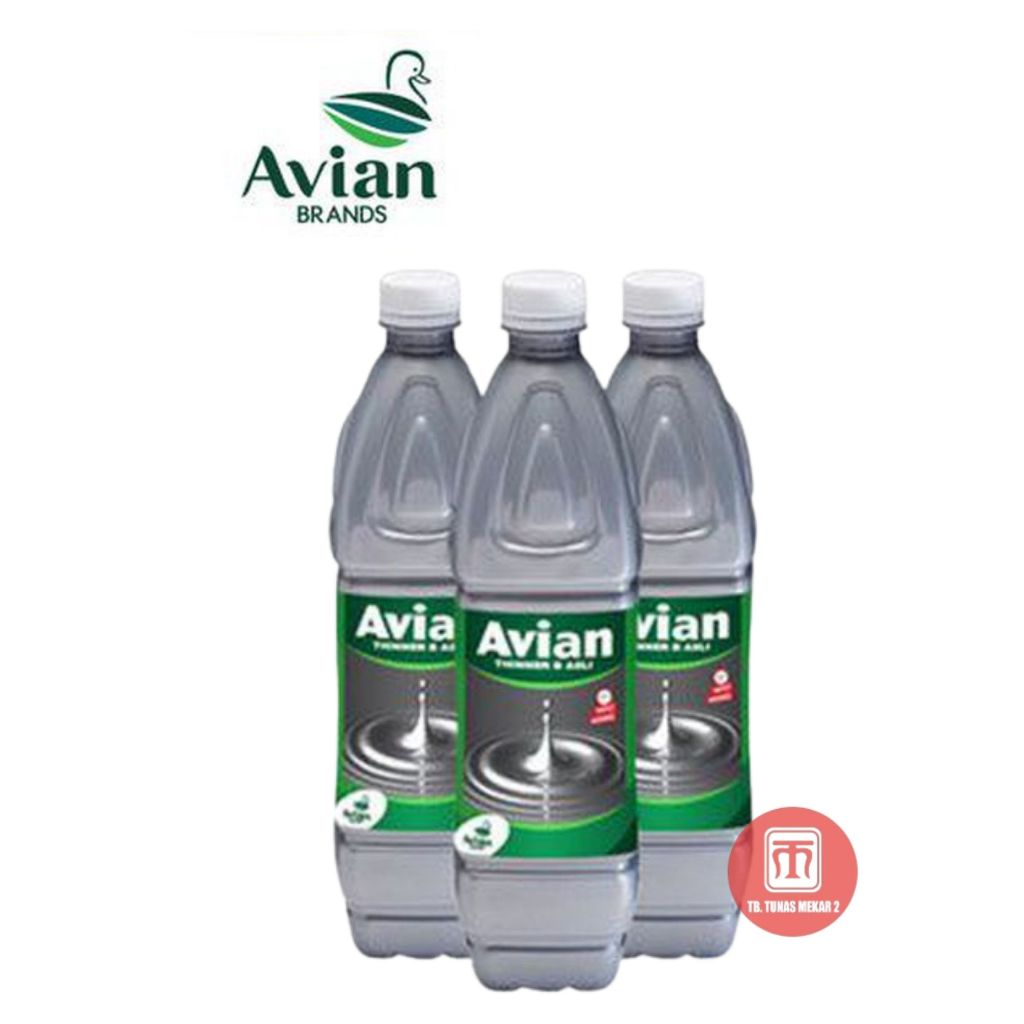 THINNER B ASLI 1 LITER AVIAN BOTOL PENGENCER CAT NC LACQUER ACRYLIC MELAMINE MINYAK SYNTHETIC DUCO T