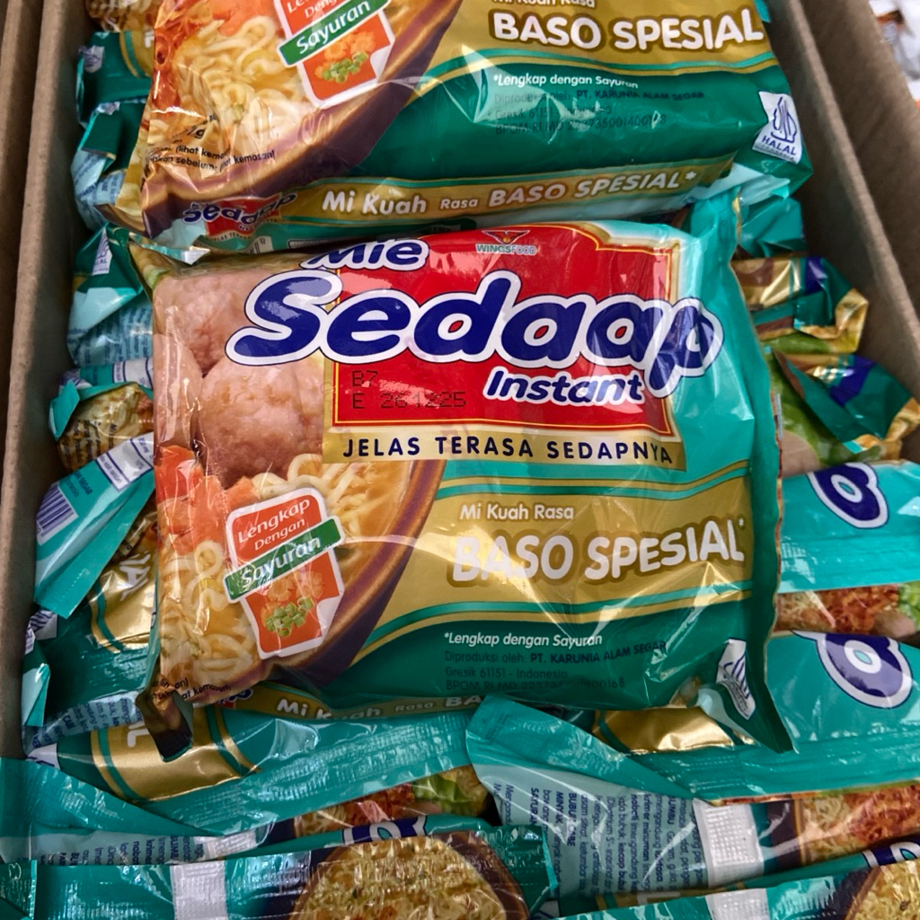 

Mie sedap kuah rasa baso spesial 1pcs