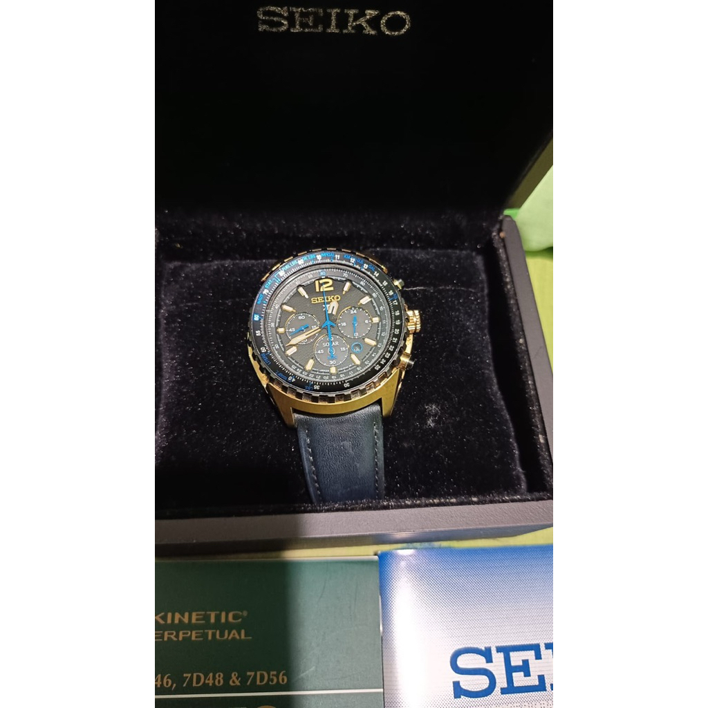 Seiko Premier Kinetic Perpetual 7D56‑0AA0