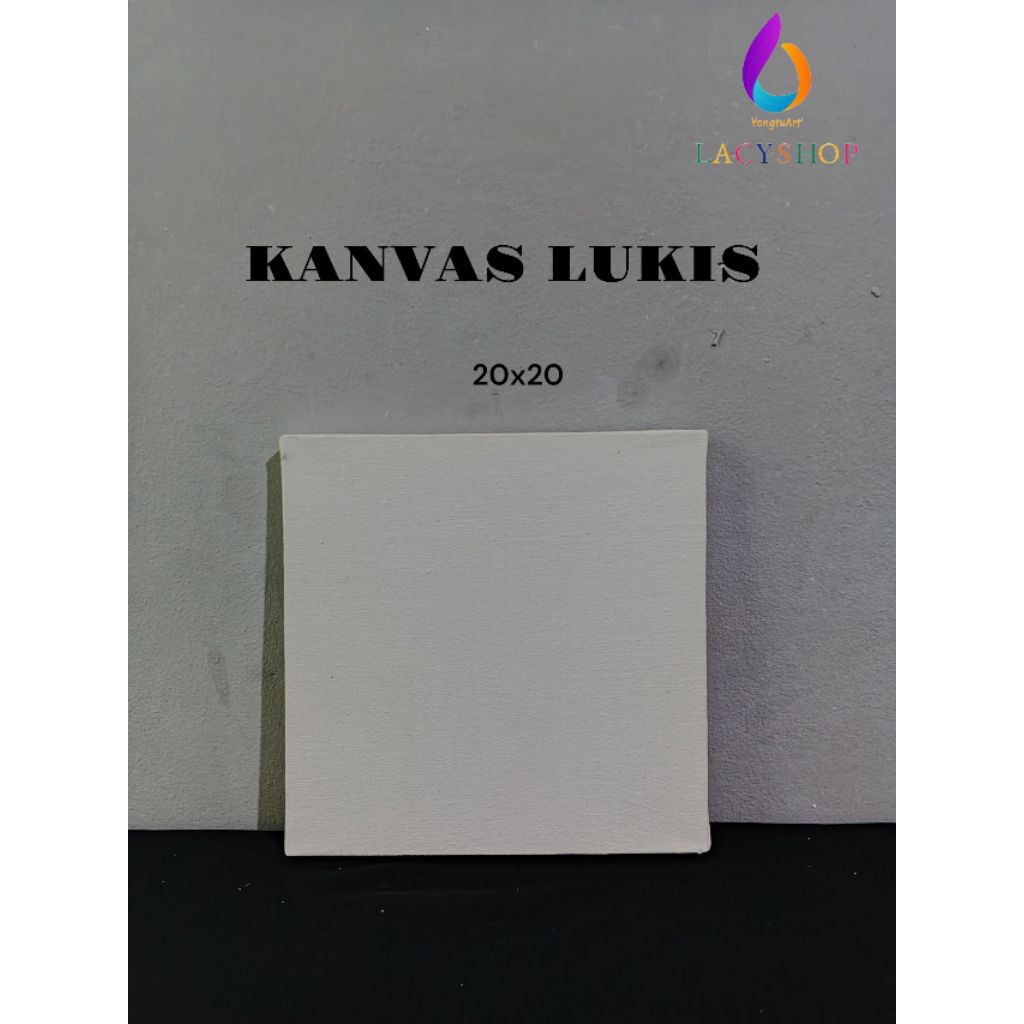 

Kanvas lukis kayu spanram ukuran 20x20