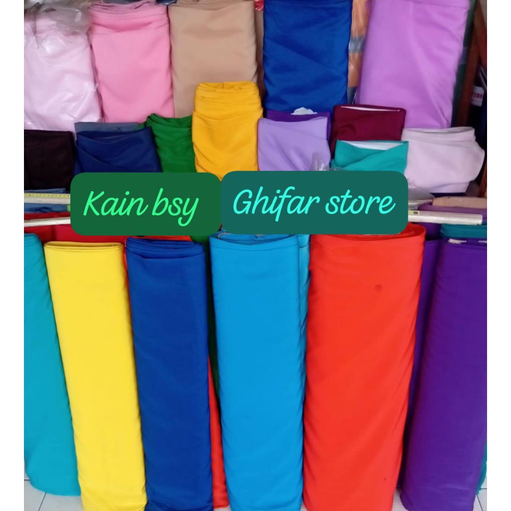 Kain Bsy polos Kain Baju Pangsi Kain Polos Seragam