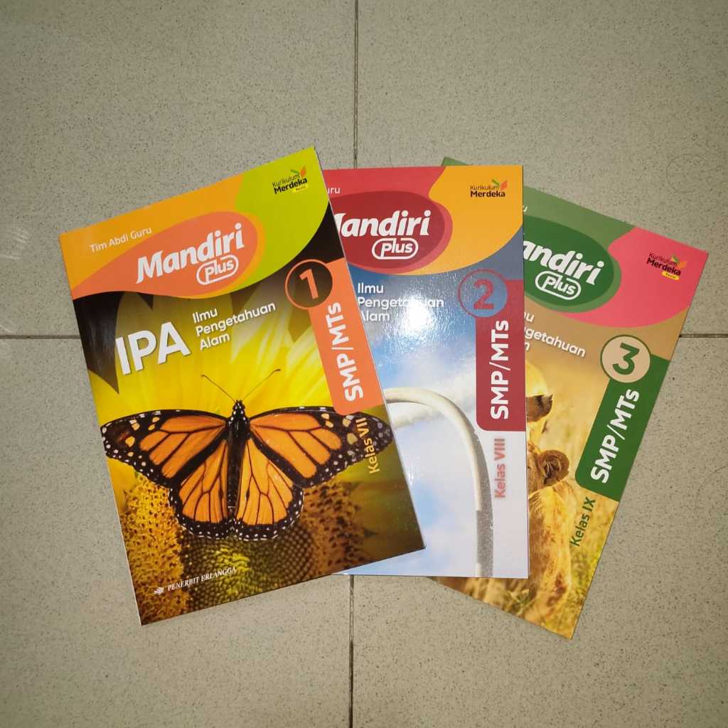 MANDIRI PLUS IPA SMP KURIKULUM MERDEKA PENERBIT ERLANGGA