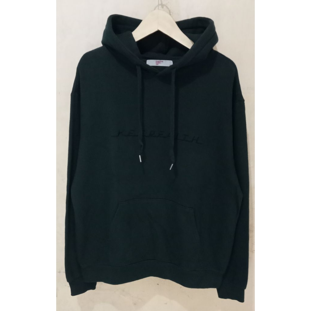 Hoodie 8SECONDS hijau botol