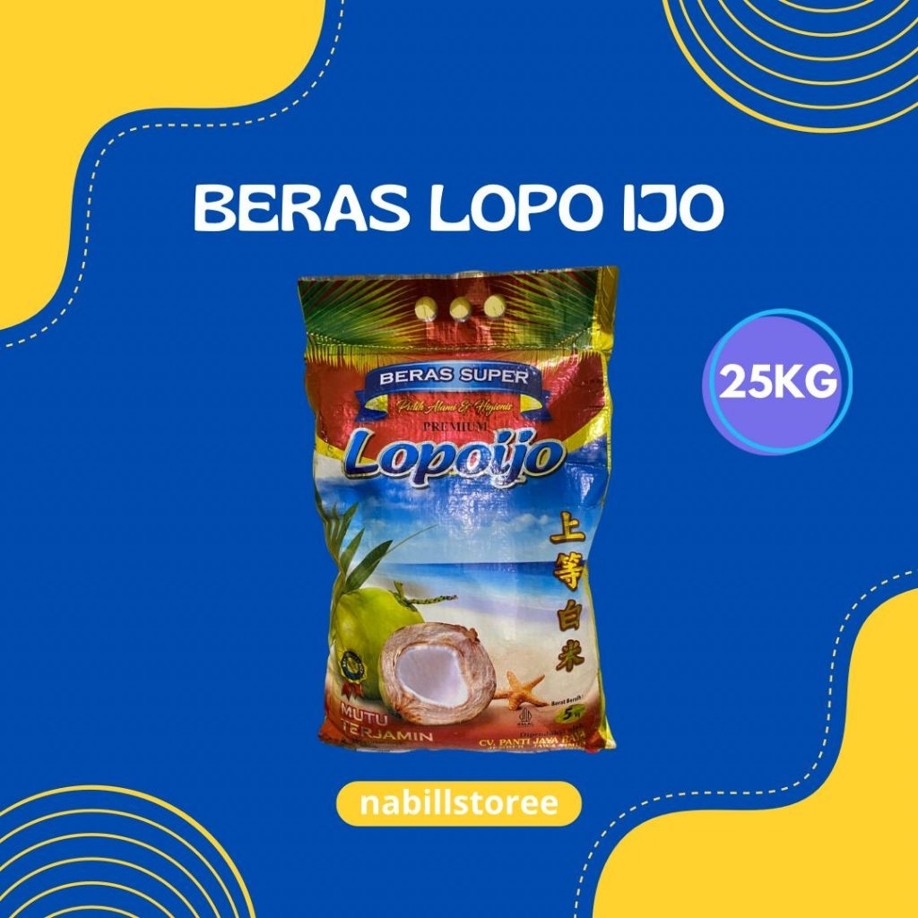 

beras lopoijo 25kg, pulen wangi bersih, exp lama, PROMO TERMURAH