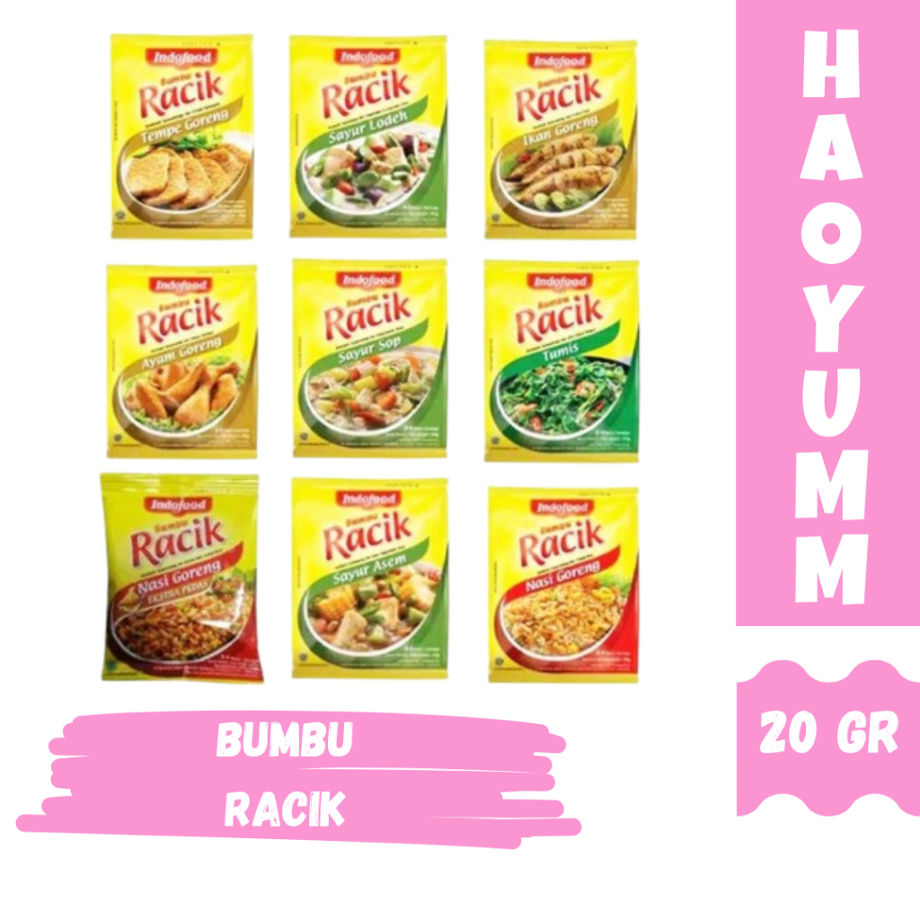 

Bumbu Racik Indofood Varian Bumbu Masak Instan [HAOYUMM]