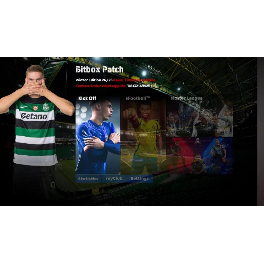 Efootball PES Update Seasons Terbaru PS4 HEN