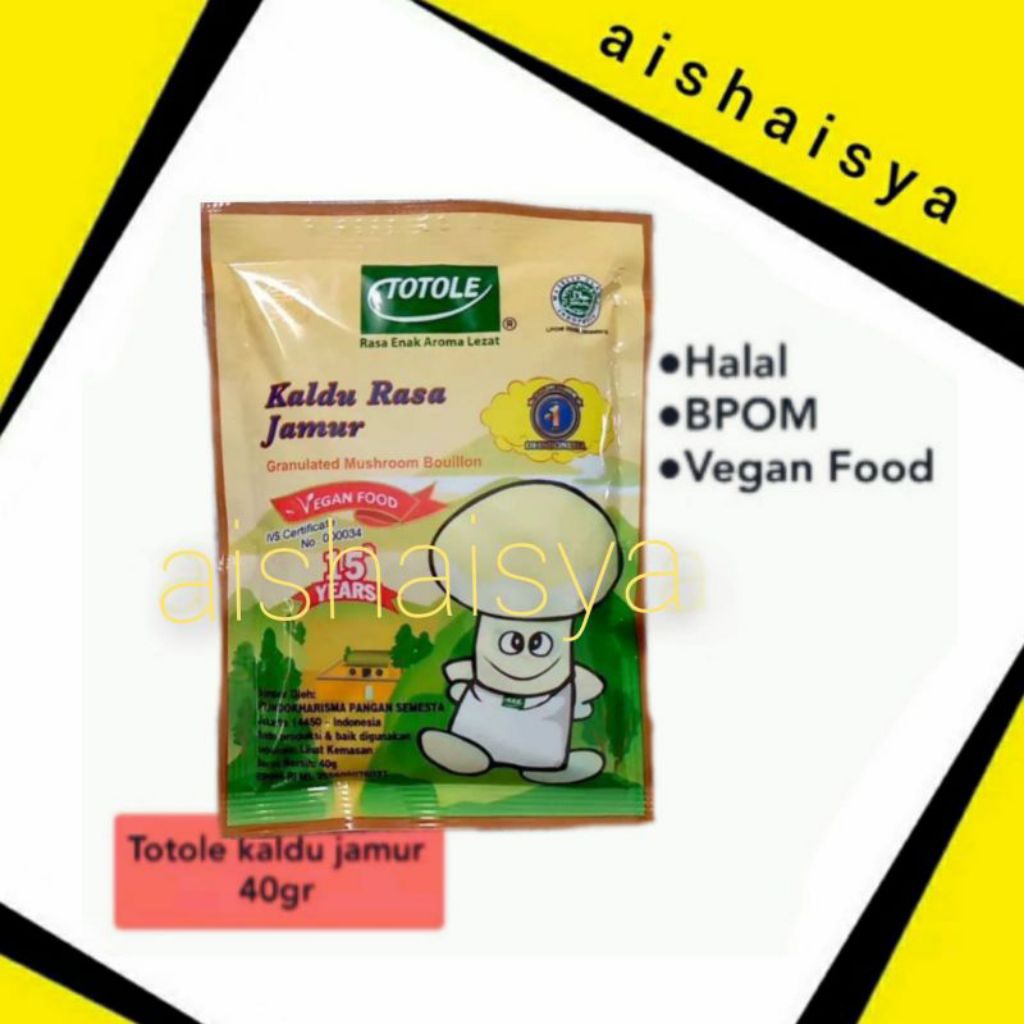 

Totole Kaldu Jamur 40gr EXP 2027