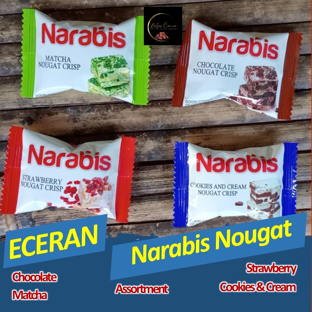 

Naraya Narabis Nougat Crisp 200 gram/ Nougat Cookies Crispy (ECERAN)