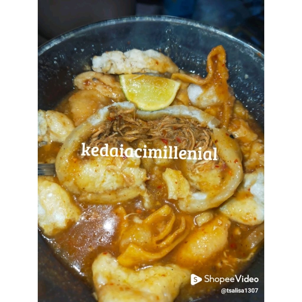 

boci jumbo ayam suwir mercon