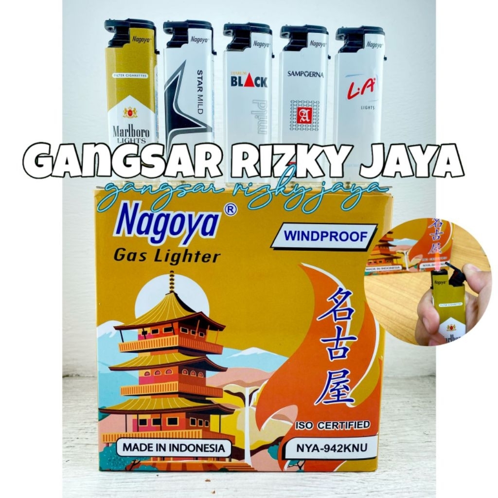 Korek bara Nagoya 942-KNU isi 50pcs bisa isi ulang