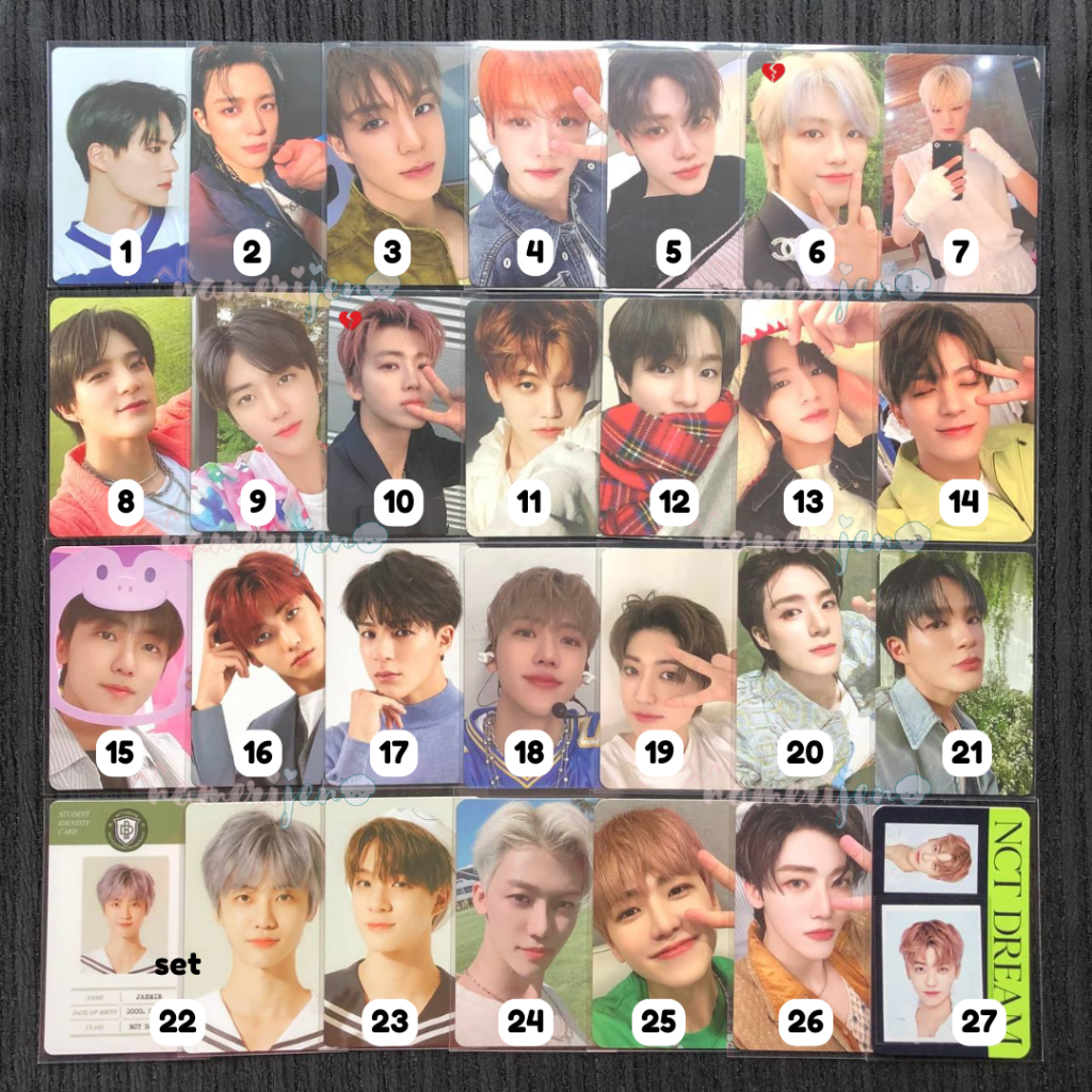 Jeno Jaemin PC Album LD POB FS VCE YGM Smoothie Dreamini Dreamscape Vertical Flip Golden Age Fortune