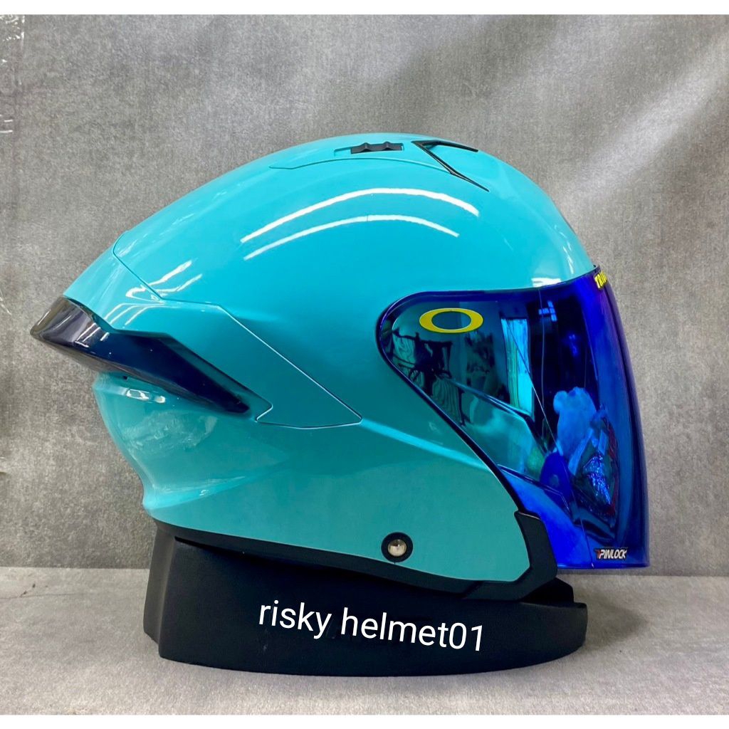 Helm Half KYT NFJ Solid Paket Ganteng