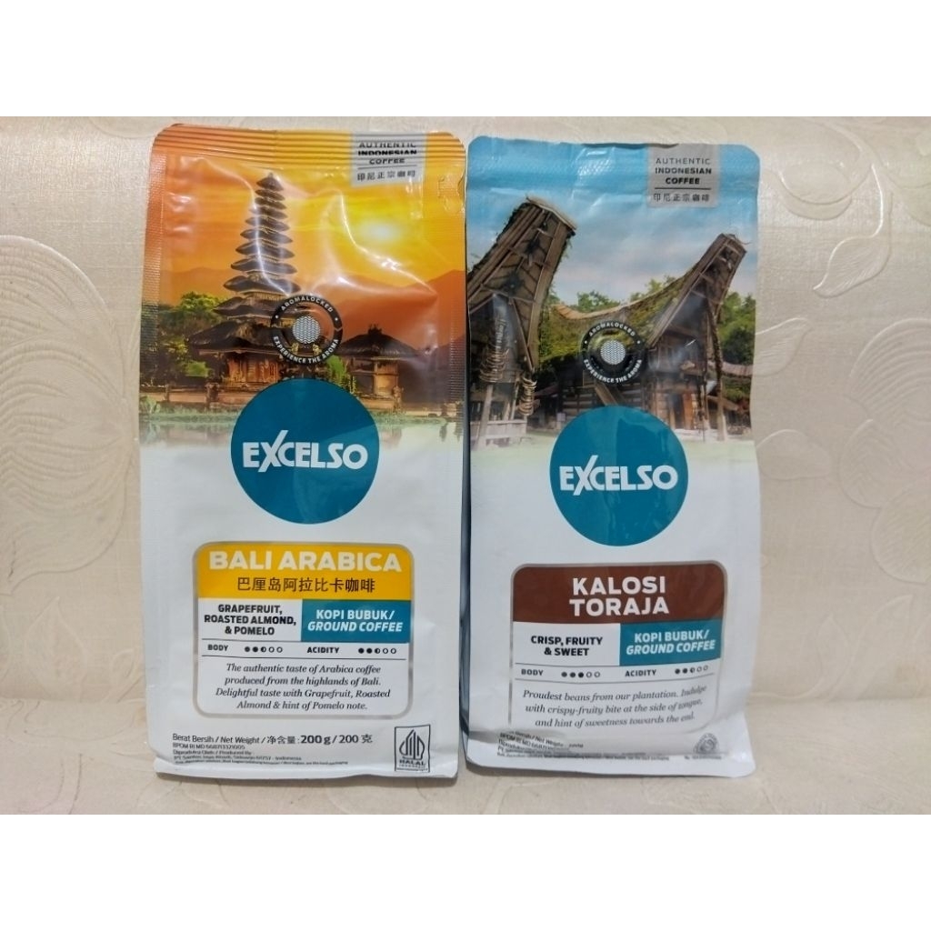 

EXCELSO BALI ARABICA 200 GRAM BARU / EXCELSO KALOSI TORAJA 200 GRAM / EXCELSO SUMATERA MANDHAELING / EXCELSO JAVA ROBUSTA / KOPI EXCELSO / EXCELSO BALI ARABICA / KOPI ARABIKA / KOPI BUBUK / KOPI MURNI / KOPI BALI / KOPI KAPAL API / KOPI ROBUSTA / KOPI