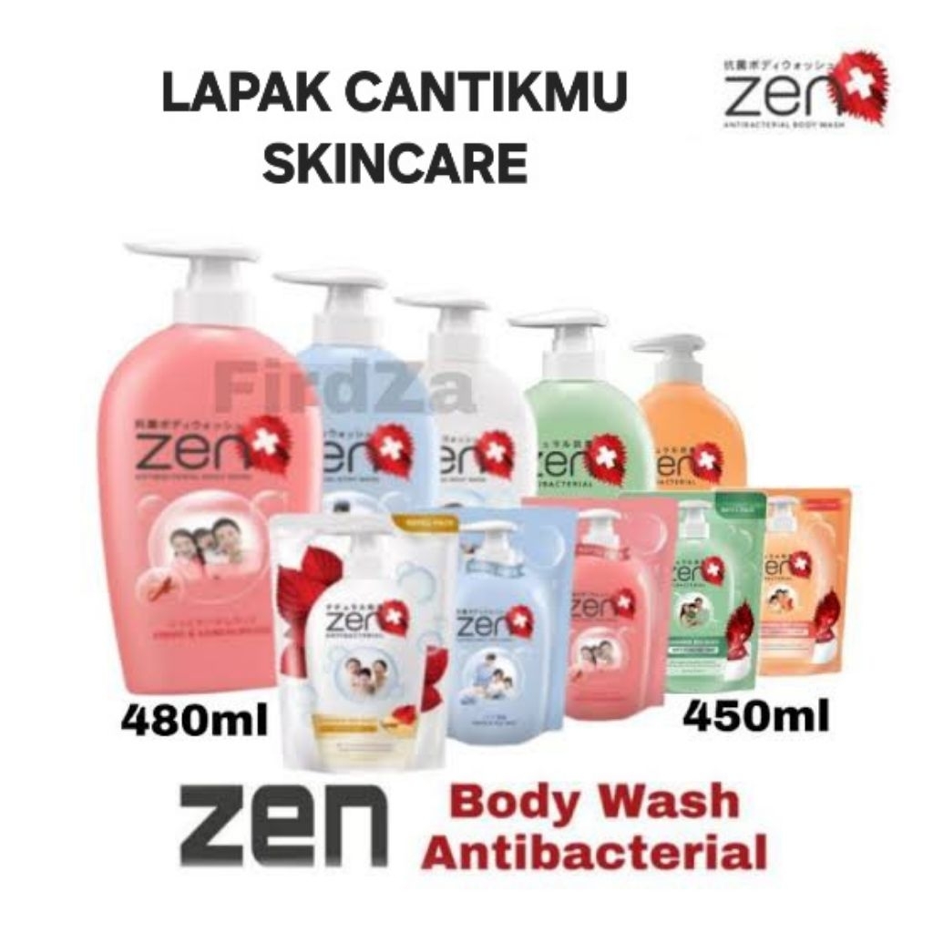 Zen Sabun Mandi Refil Cair 400ml