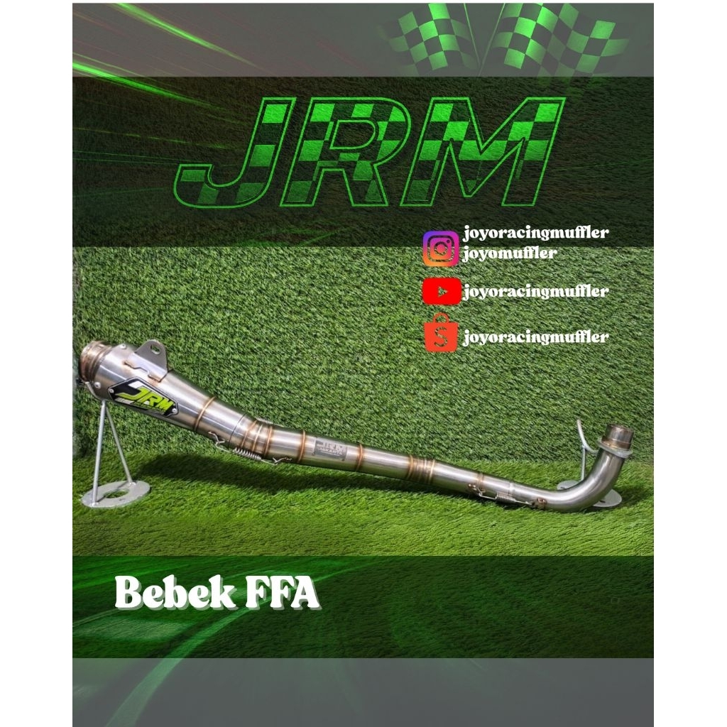 Knalpot racing bebek jrm racing muffler