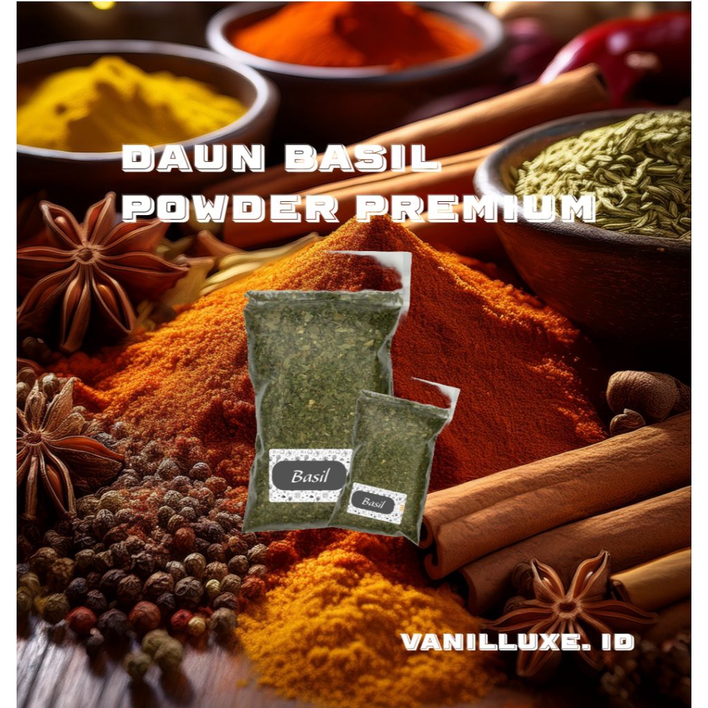 

Daun Basil Kering Premiun Aromatik Dan Siap Pakai