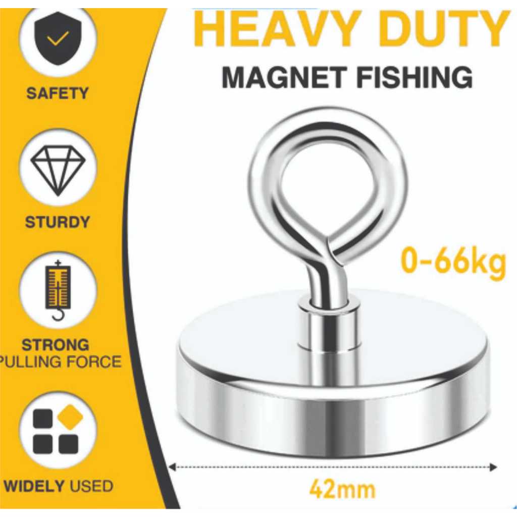 42mm Magnet Neodymium/66kg Magnet Kuat/magnet Neodymium Besar/magnet Super Kuat/neodymium Magnet/mag