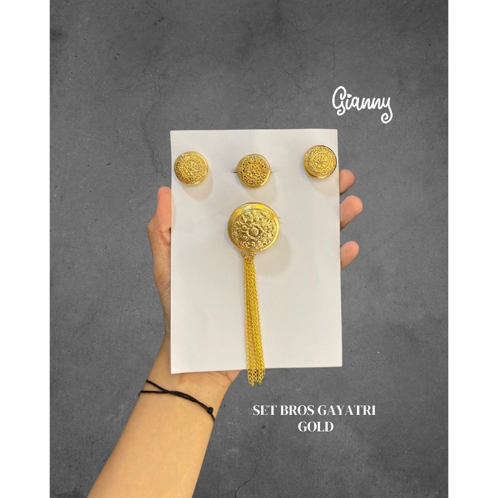 Set Bros Gayatri / Bros Alpaka / Aksesoris Set Bros / Bros Pin